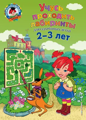 Книга Учусь проходить лабиринты: для детей 2-3 лет (Юлия Сафина, Елена Родионова)