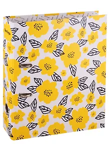 Папка архивная А4 Hyper "Хризантемы",  80 мм