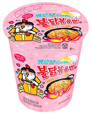 Лапша Samyang BULDAK острая курица в соусе карбонара Hot Chicken Ramen Carbonara, банка, 80г 3092048