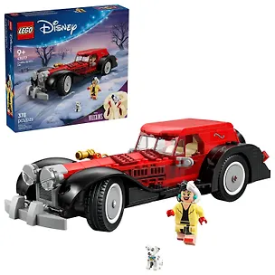 43277 Конструктор детский LEGO Disney Машина Круэллы Де Виль, 378 деталей, возраст 9+ 3165447