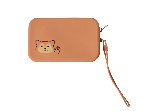 Пенал-косметичка для мелочей 15*9,5см "Animals" силикон, ассорти 3101671 — 5
