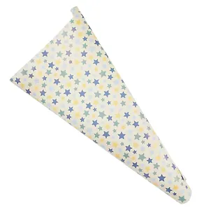 Бумага упаковочная 70*100см "Звездочки" инд.уп.