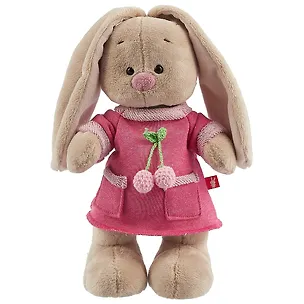 Мягкая игрушка Зайка Ми в розовом платье с вишенкой (25 см) (StS-196) 2613967
