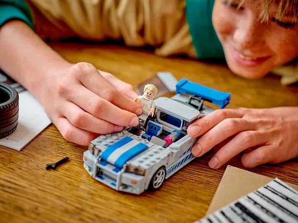 76917 Конструктор детский LEGO Speed Champions Автомобиль Skyline GT-R (R34), 319 деталей, возраст 9+ 3169392 — 10