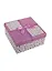 Коробка подарочная 15,6*15,6*7см, картон, декор.бант, сиреневая, Хансибэг — 230135 — 1