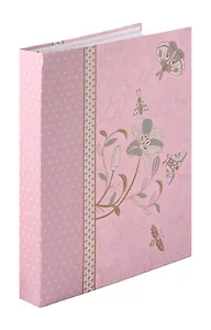 Тетрадь А5 160л кл. "Muse" на кольцах, смен.блок, мат.ламинация, инд.уп, Hatber