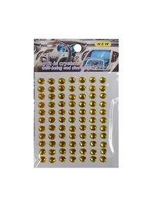 Набор д/творчества Стразы отдельные круглые средние Say it in crystals (1461-9/14) (желтые)