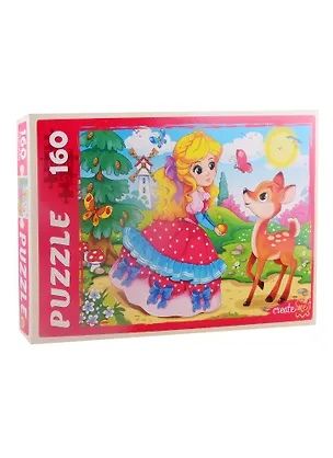 Пазл Принцесса и олененок Рыжий кот 160 элементов П160-9871 2794732