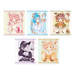 Тетрадь в клетку Listoff, "Cute girls (Эксклюзив)", 48 листов, в ассортименте