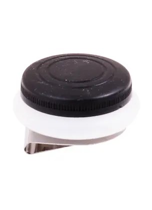 Масленка пластиковая одинарная с крышкой, d=5см, h=3,5см, Сонет 258098