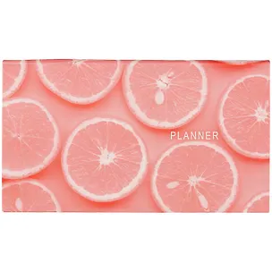 Планинг недат. 64л "Сочные цитрусы" карманный, интегр.переплет, мат.лам, офсет 261146