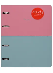 Тетрадь на кольцах в клетку InFolio, Love, 120 листов