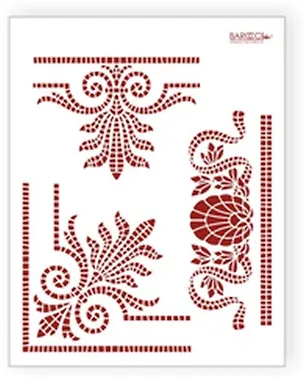 Трафарет пластиковый многоразовый Мозаика (20х25) (Л-034) 2305668