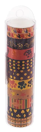 Набор декоративных лент с рисунком 1,5 см х 2 м, 10 штук 3095432