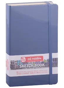 Блокнот для зарисовок 13*21см 80л "Art Creation" 140г/м2, 7БЦ, Синий морской, Fabriano 