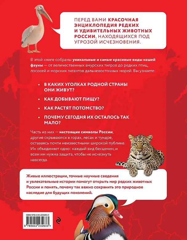 Книга Красная книга России. От Байкала до Камчатки. Иллюстрированная энциклопедия школьника (48 стр.) (Юлия Добрыня) — 2