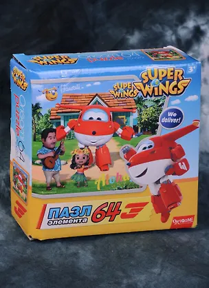 Пазл 64А SuperWings Гавайские каникулы (02814) (3+) (коробка) 2583095