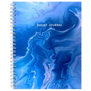 Книга для записей А5 144л тчк. "Bullet Journal (мрамор)" — 3009191 — 1