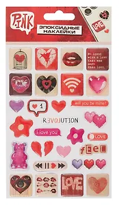 Наклейки эпоксидные "Любовь/Love"