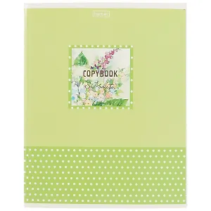 Тетрадь в клетку Hatber, "Цветочная акварель", 80 листов, в ассортименте