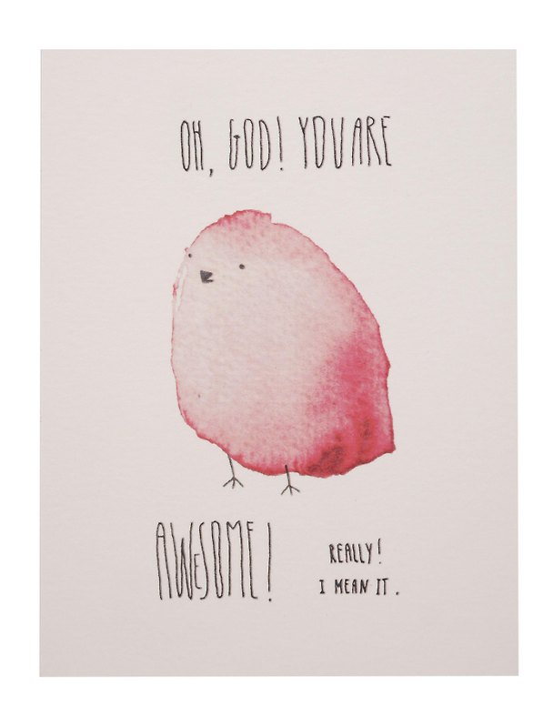 Открытка одинарная "You're awesome" 3104320 — 1