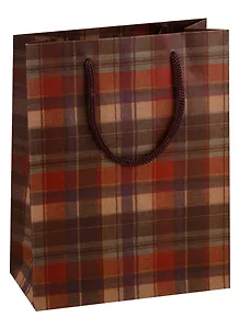 Подарочный пакет «Шотландка», А5