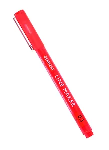 Ручка капиллярная Graphik Line Maker 0.3 красный