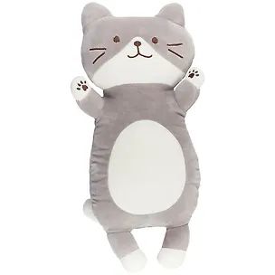 Мягкая игрушка «Кот серый на спине», 45-50 см 2640248