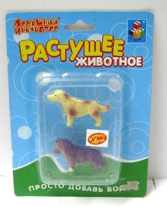 Растущее животное Собаки (Т53572) (2 шт) (6 вид.) (блистер)