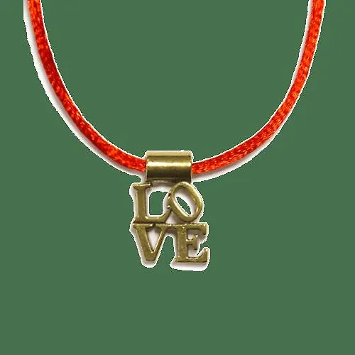 Сувенир,Браслет Красная нить LOVE 114931 341195 — 1