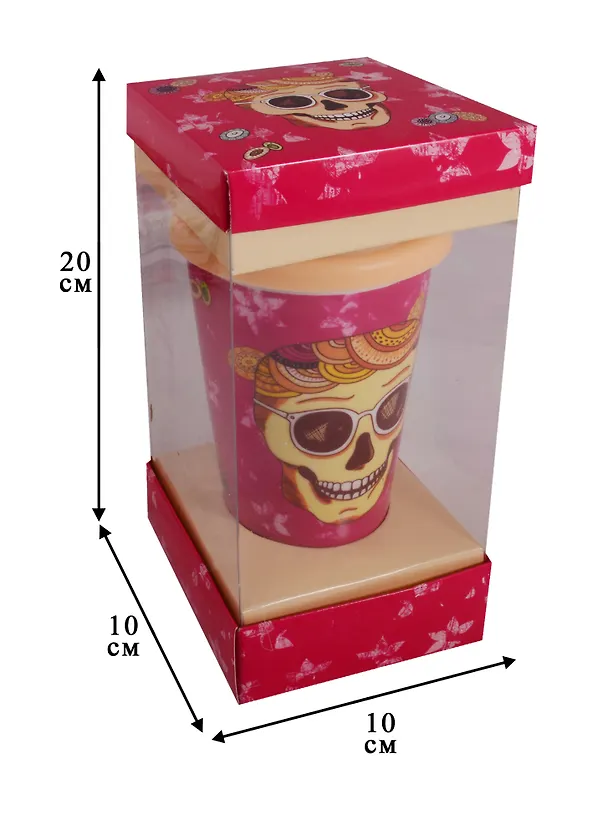 Стакан керамический Funny Skull (ПВХ бокс) 2580895 — 2