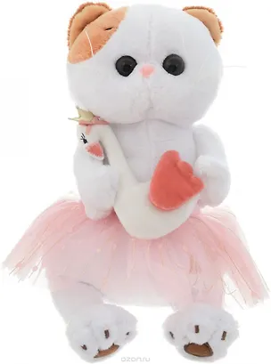 Игрушка мягкая Budi Basa, Ли-Ли балерина с лебедем 24см 2585767