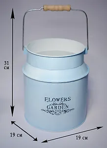 Кашпо Бидон декоративное (19х31х19) металл (7405)