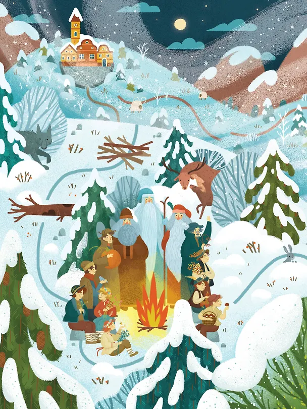 Книга По дорогам зимних сказок (Божена Немцова, Ганс Христиан Андерсен, Эрнст Теодор Амадей Гофман) — 8