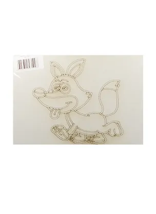 Трафарет Лисенок (А5) (481) (упаковка) 2535385