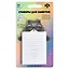 Блок для записей 70*100мм 50л "ПИСЬМО ОТ ЕНОТИКА" бумажный, фигурный, инд.уп., европодвес из голограф.картона — 2958281 — 2