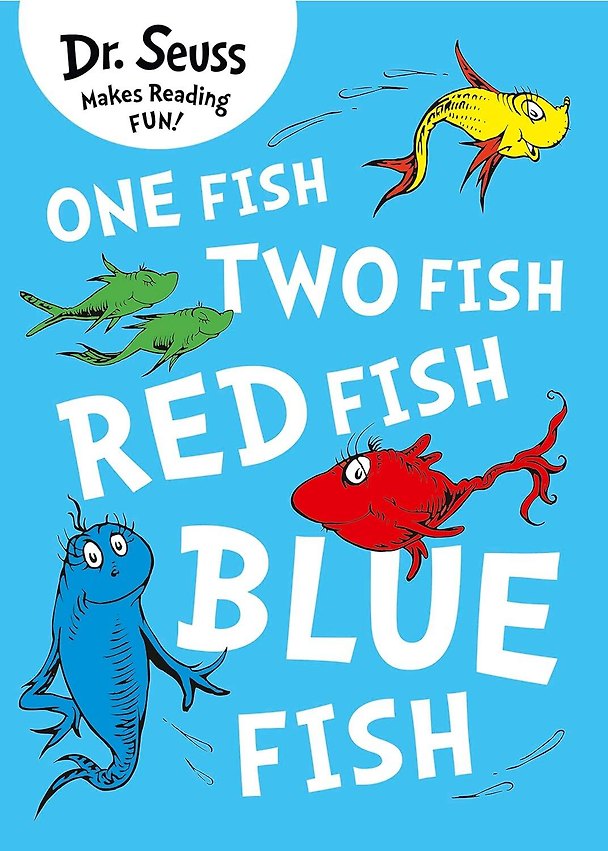 Книга One fish, two fish, red fish, blue fish (Dr. Seuss ) Одна рыба, две рыбы, красная рыба, синяя рыба (Доктор Сьюз) /Книги на английском языке () — 1
