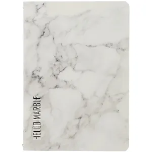 Записная книжка А6 32л кл. "Hello marble", тонир. внутр. блок, сшивка