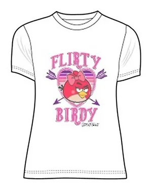 Angry Birds Футболка женская FLIRTY (S, Белый) (TSW32-WHT) (2373002 ...