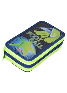 Пенал школьный 3 отделения "Чемпион" 19*11 см