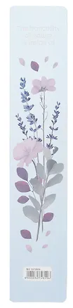Закладка для книг пластиковая "Букет сухоцветов" 3072829