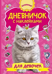 Дневничок с наклейками для девочки