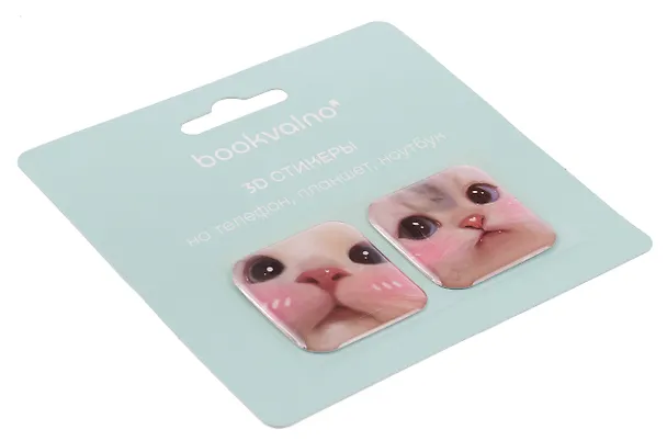 3D стикеры Котики 3 (упаковка) Bookvalno 3056368 — 3