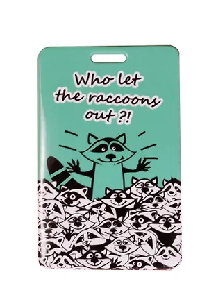 Чехол для карточек Who let the Raccoons out ДК2017-094 2582586