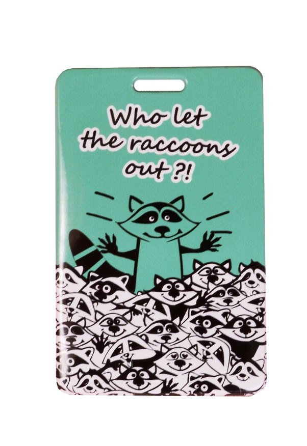 Картхолдер «Who let the Raccoons out» 2582586 — 1