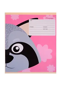 Тетрадь в линейку Unnika, "Гляделки", 24 листа, в ассортименте