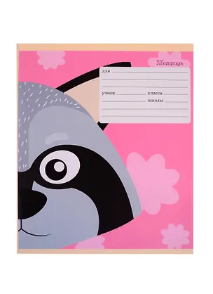 Тетрадь в линейку Unnika, "Гляделки", 24 листа, в ассортименте 254907