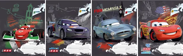 Тетрадь 18л кл. "Cars" карт.обл., ассорти, Disney 224779 — 1