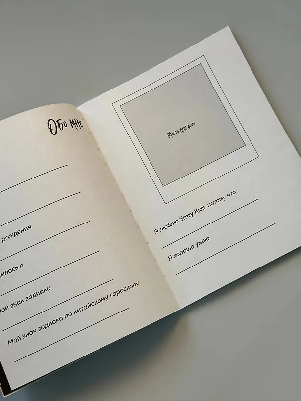 Книга Stray Kids и я. Иллюстрированный фанбук с фотографиями группы () — 12
