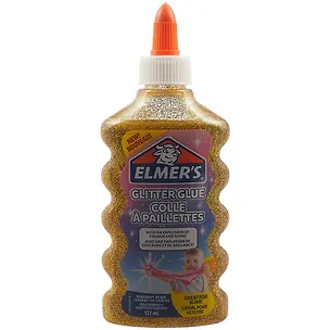 Клей для слаймов с блёстками, золотой, 177 мл 253243